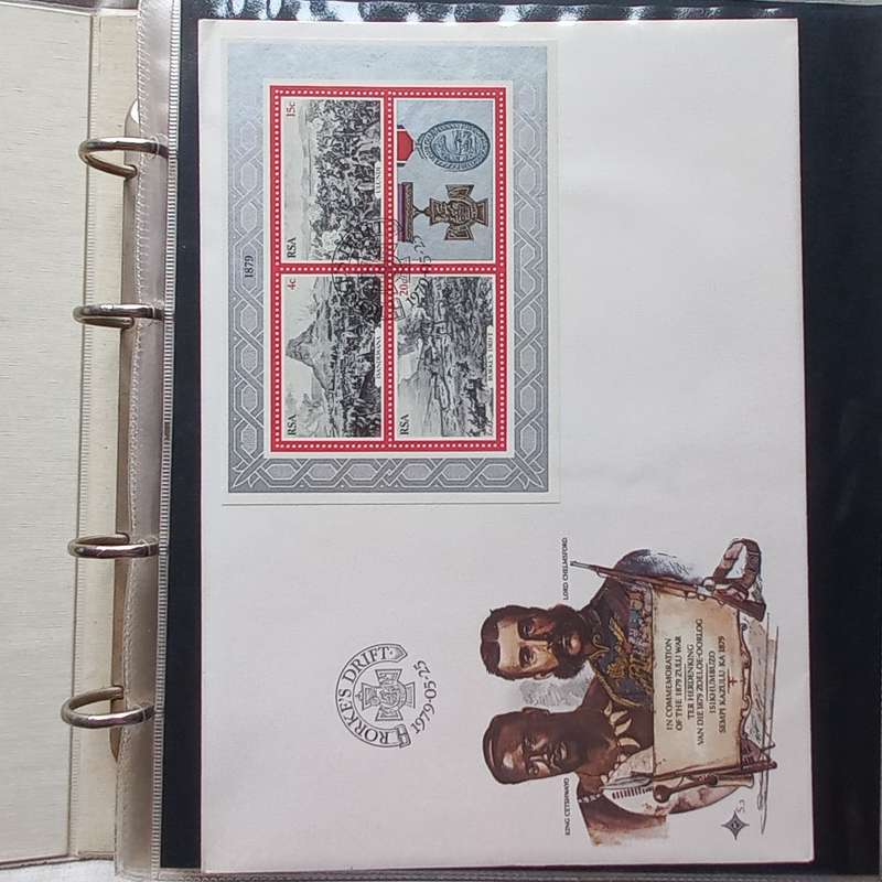 FDC Album - 15 Double-sided Album Pages - Includes RSA Large Format Covers