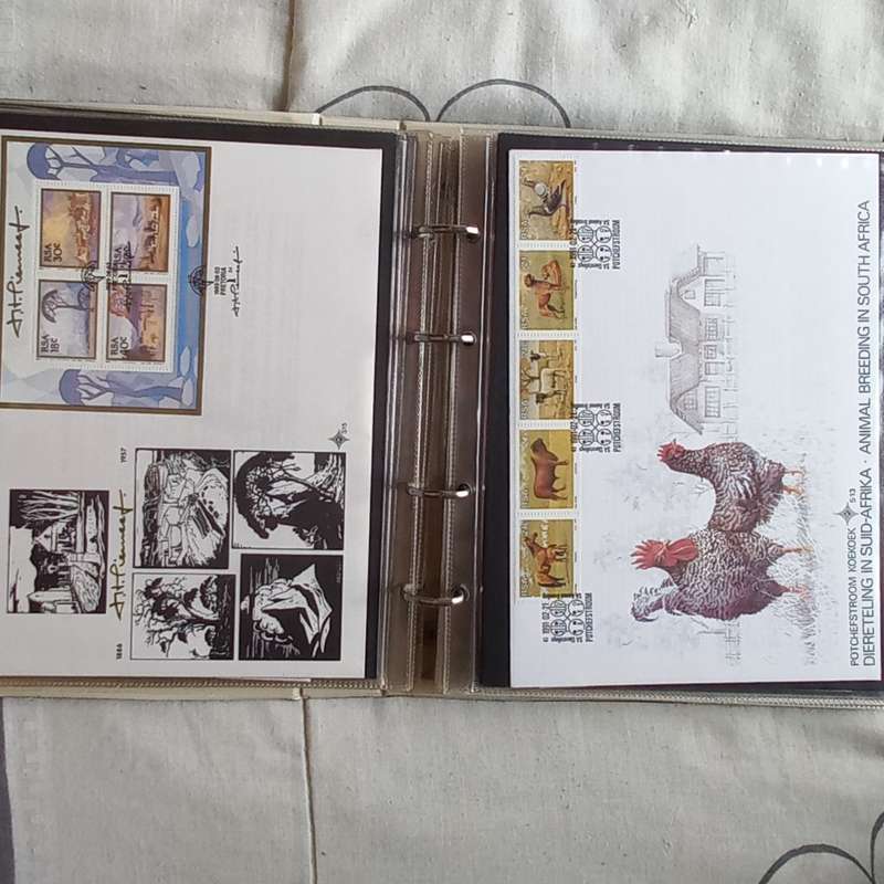 FDC Album - 15 Double-sided Album Pages - Includes RSA Large Format Covers