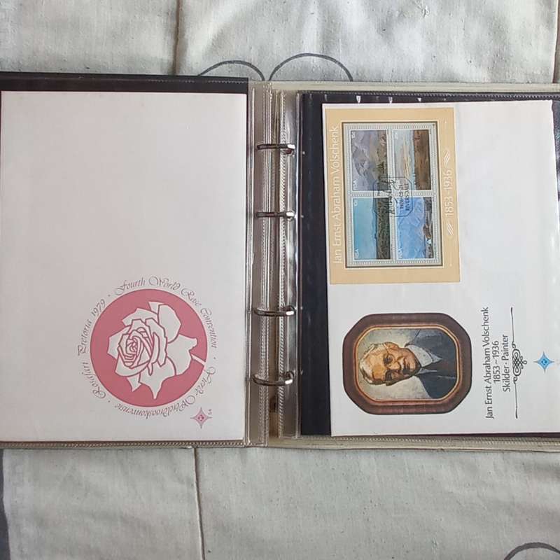 FDC Album - 15 Double-sided Album Pages - Includes RSA Large Format Covers