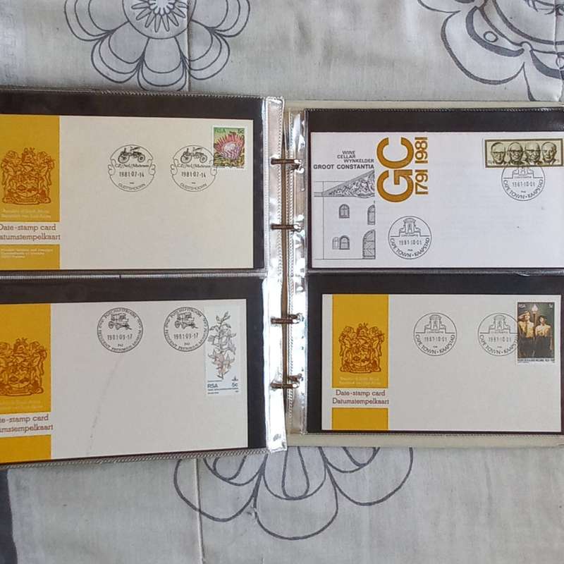 FDC Album - 20 Double-sided Album Pages - Includes RSA FDC's, Comms & Flight Covers