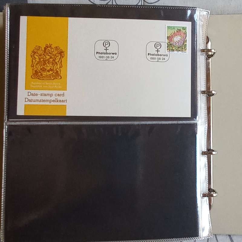 FDC Album - 20 Double-sided Album Pages - Includes RSA FDC's, Comms & Flight Covers