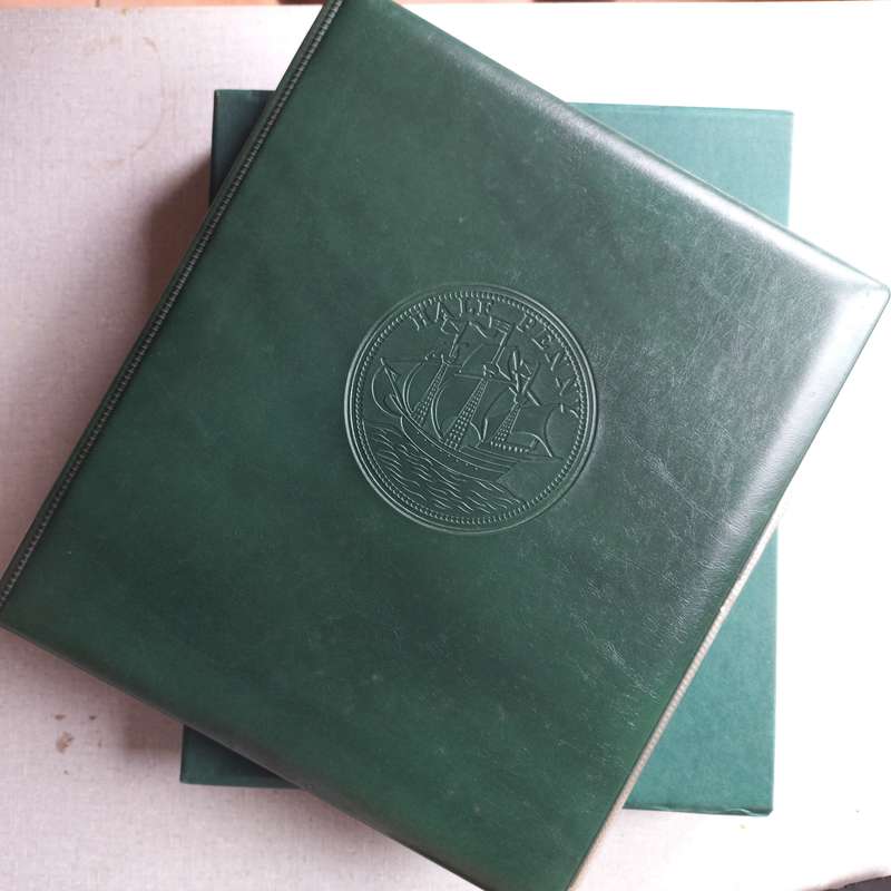 FDC Album - 22 Double-sided Album Pages - Empty and Slipcase included