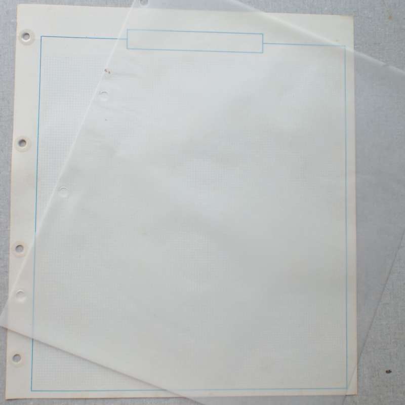 Blank Stamp Album Pages - 40 Pages with Glassine Protective Sheets