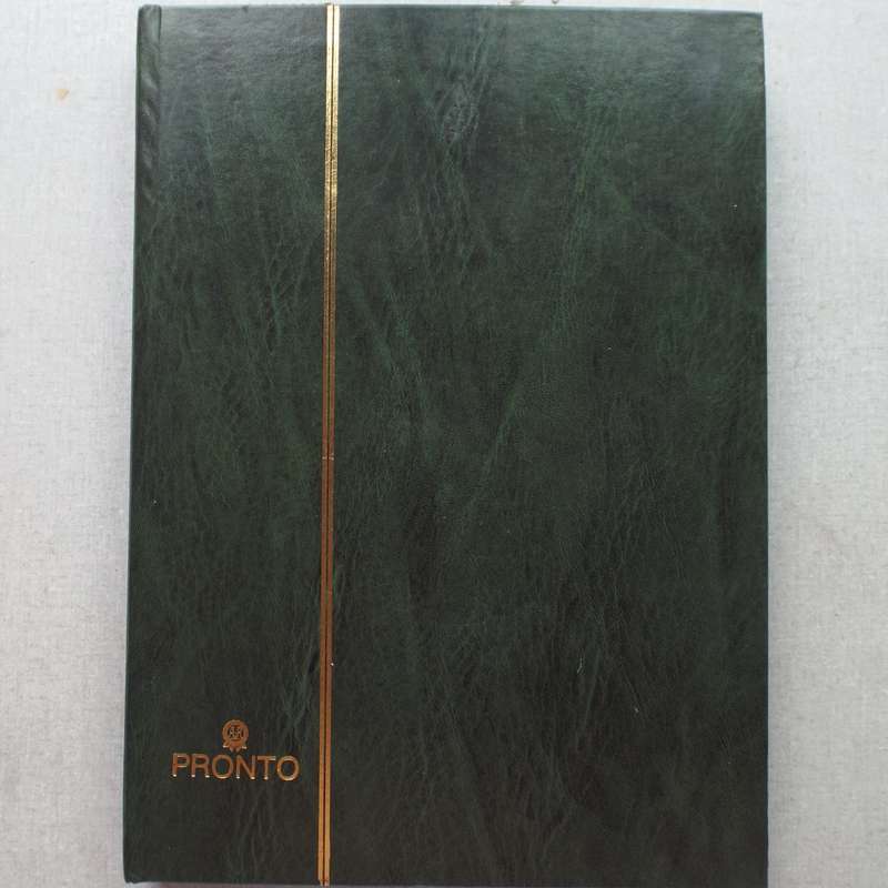Empty "PRONTO" Stockbook - 32 Black Pages