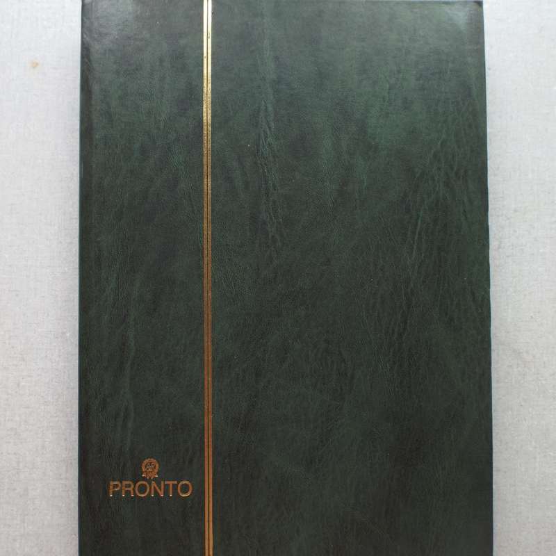 Empty "PRONTO" Stockbook - 32 Black Pages