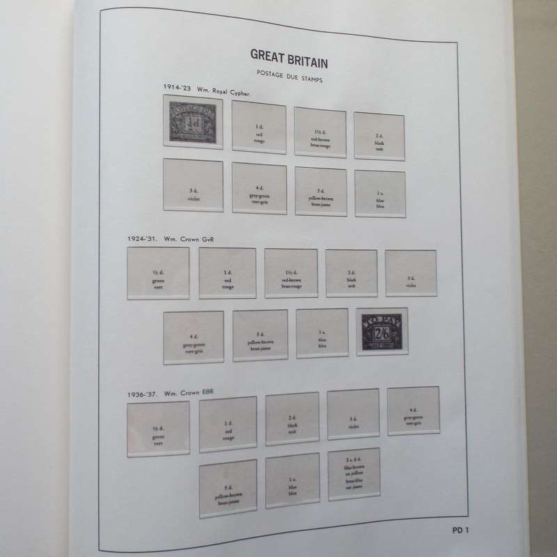 Davo Stamp Album - Great Britain for the period QV 1840 to QEII 1978