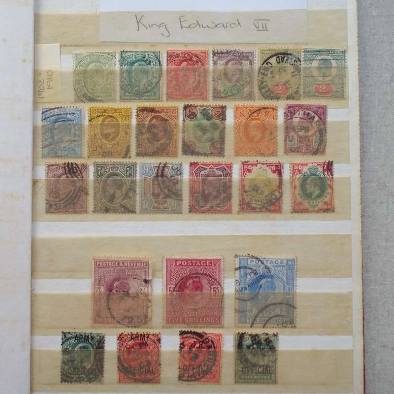 Small "KEK" Stock Book - Great Britain - Good Selection (prior to QEII)