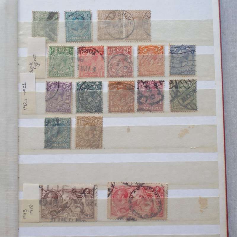 Small "KEK" Stock Book - Great Britain - Good Selection (prior to QEII)