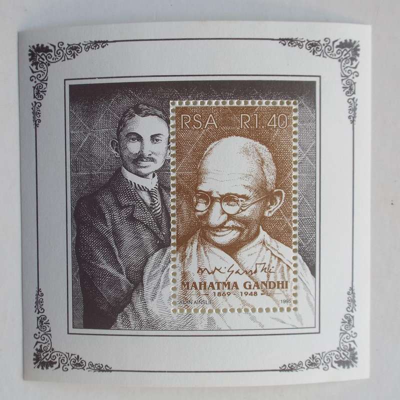RSA - 1995 Mahatma Gandhi - Foundation Miniature Sheet - MNH