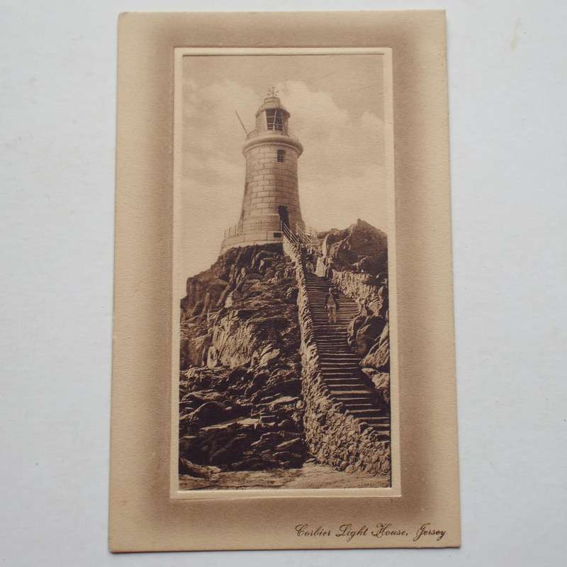 VINTAGE POSTCARD from Jersey to Johannesburg - 1912 with Clear Postmark