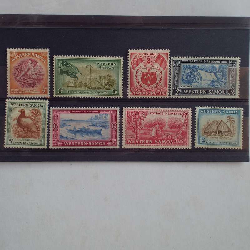 Western Samoa - 1952 Defin Issue - Part Set to $1 - Singles - Unused