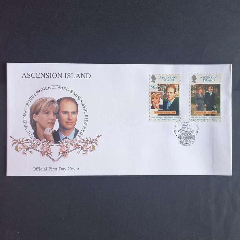 Ascension Island - 1999 Royal Wedding - Official FDC