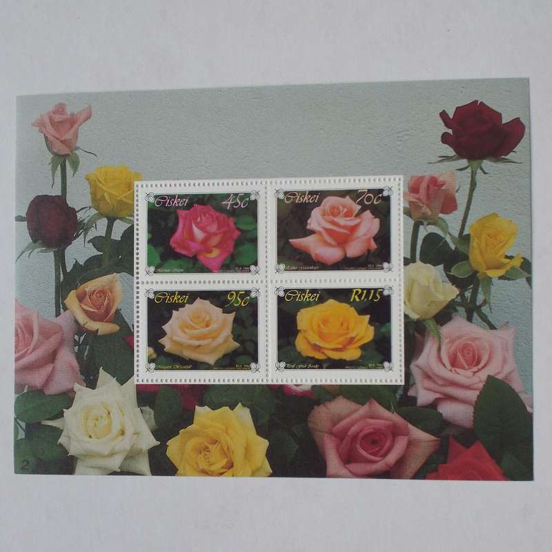 Ciskei - 1994 Hybrid Roses - Miniature Sheet # 2 - MNH
