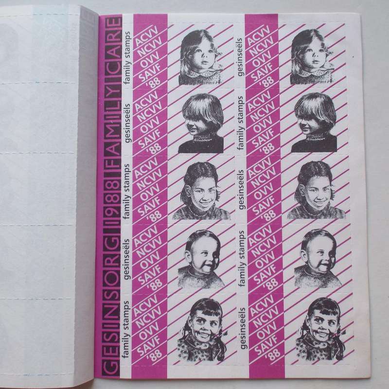 RSA - 1988 Family Stamps - Booklet - Unused