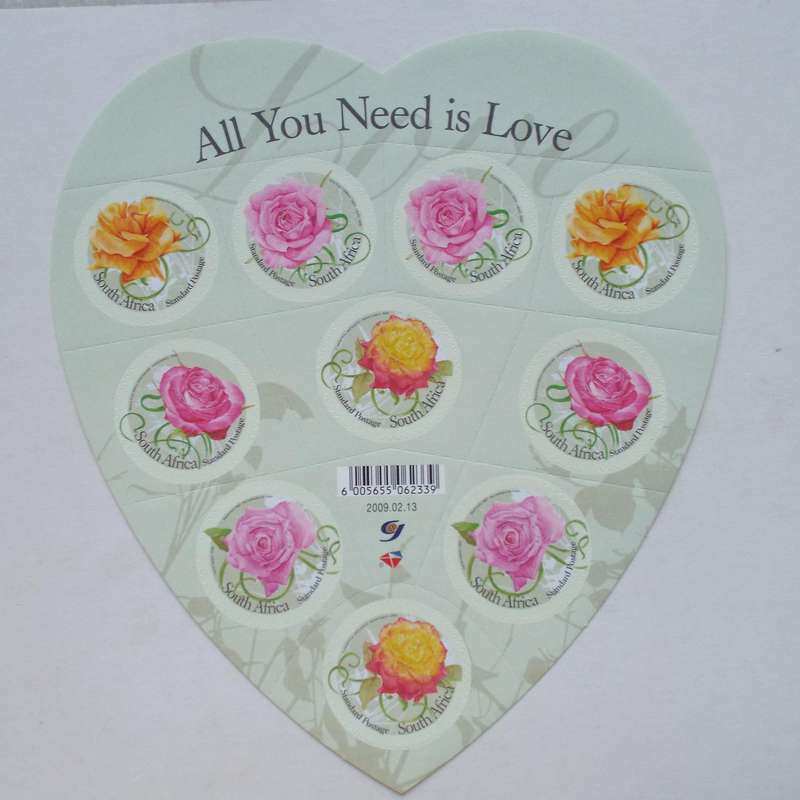 RSA - 2009 All You Need is Love - Sheetlet of 10