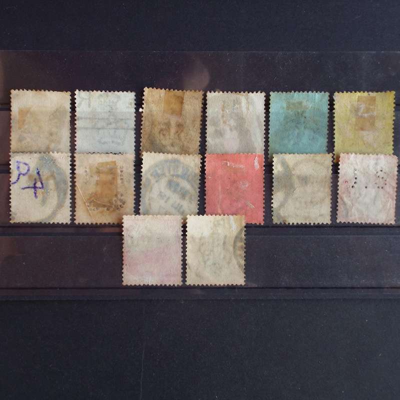 GREAT BRITAIN QV - 1887-1900 Jubilee Issue - Selection of 14 Singles - Used