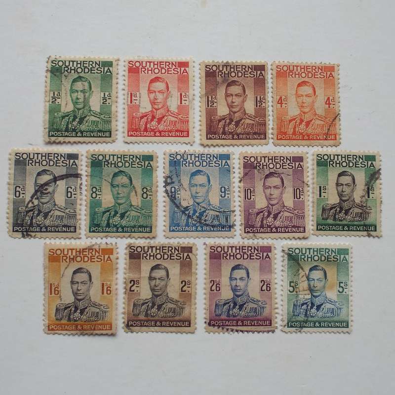 SOUTHERN RHODESIA - 1937 Defin Issue "KGVI" - Full Set of Singles - Used
