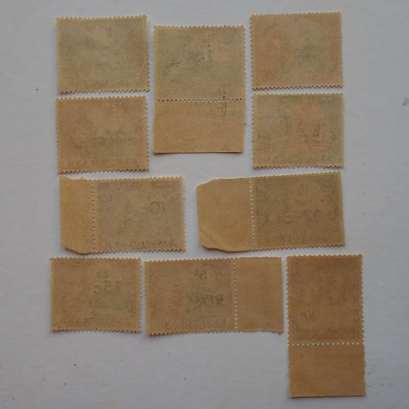 Basutoland - 1961 Defin Issue "QEII" Surch - Short Set of 10 Singles BUT Includes Top Values - MNH