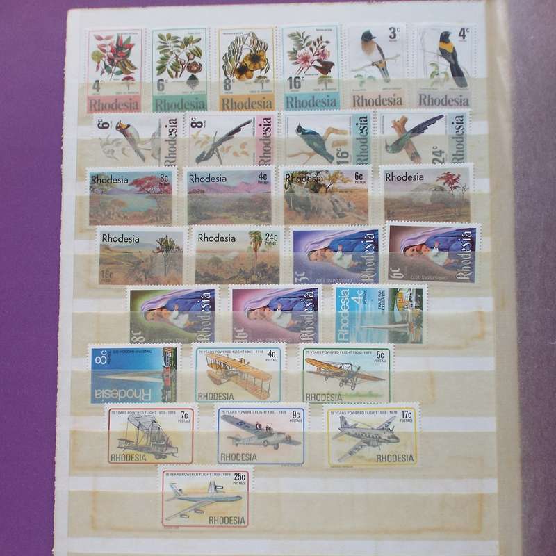 Rhodesia - Good Collection of Early Stamps - Unused but With No Gum