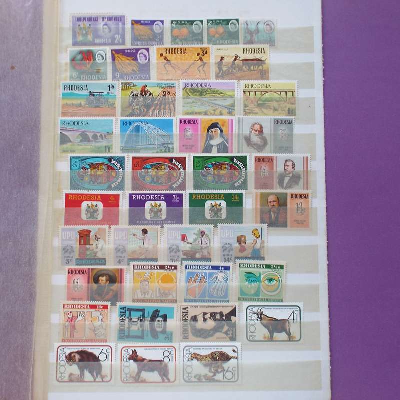 Rhodesia - Good Collection of Early Stamps - Unused but With No Gum