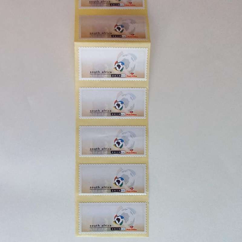 RSA - 2004 Virtual Stamp (2010 FIFA World Cup Bid) - Strip of 10 Singles -Unused