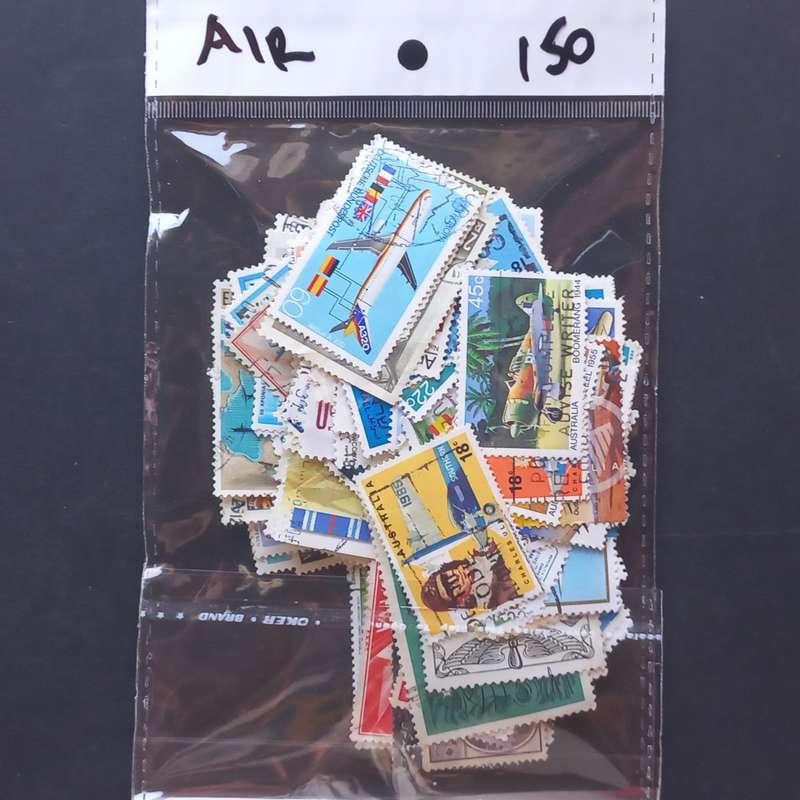 Thematics - Aircraft - 150 stamps in packet - no obvious duplication