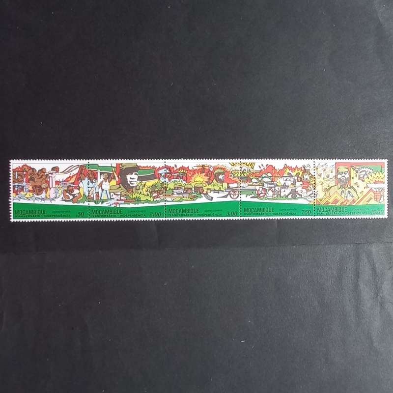 Thematics - Mozambique 4th Anniversary - Setenant Strip of 5 - Unused