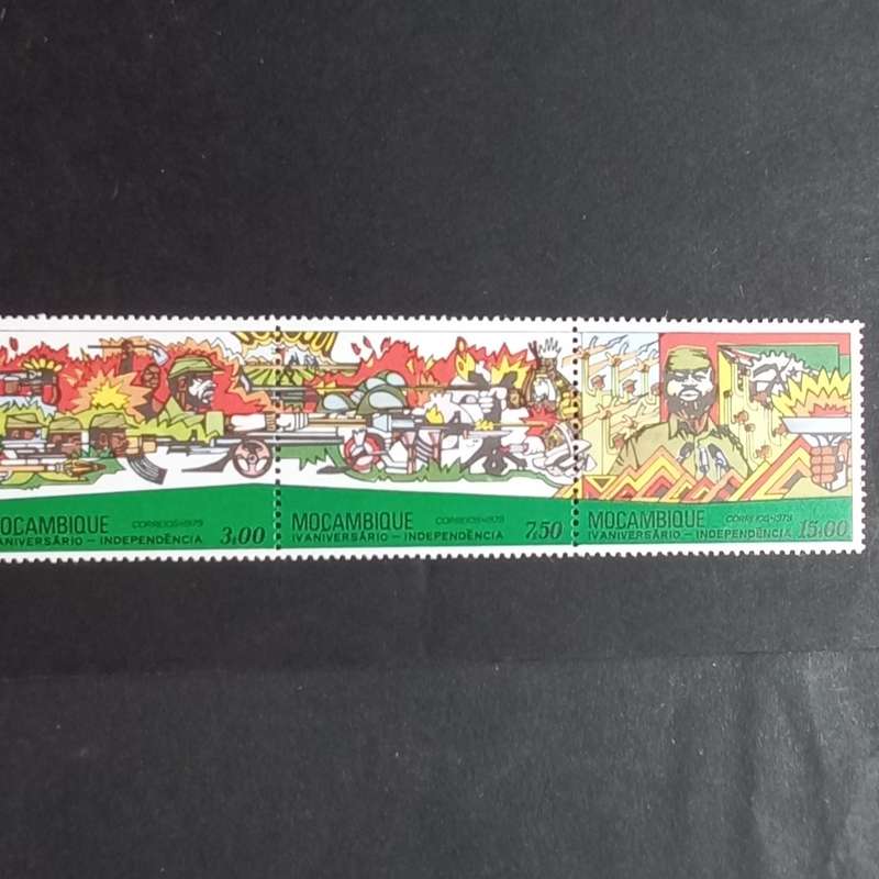 Thematics - Mozambique 4th Anniversary - Setenant Strip of 5 - Unused