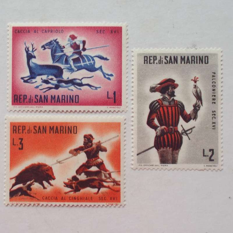 Thematics - San Marino - Hunting - 3 Singles
