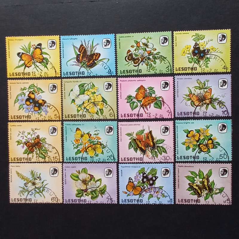 Lesotho - 1984 Butterflies - Full Set of Singles - CTO