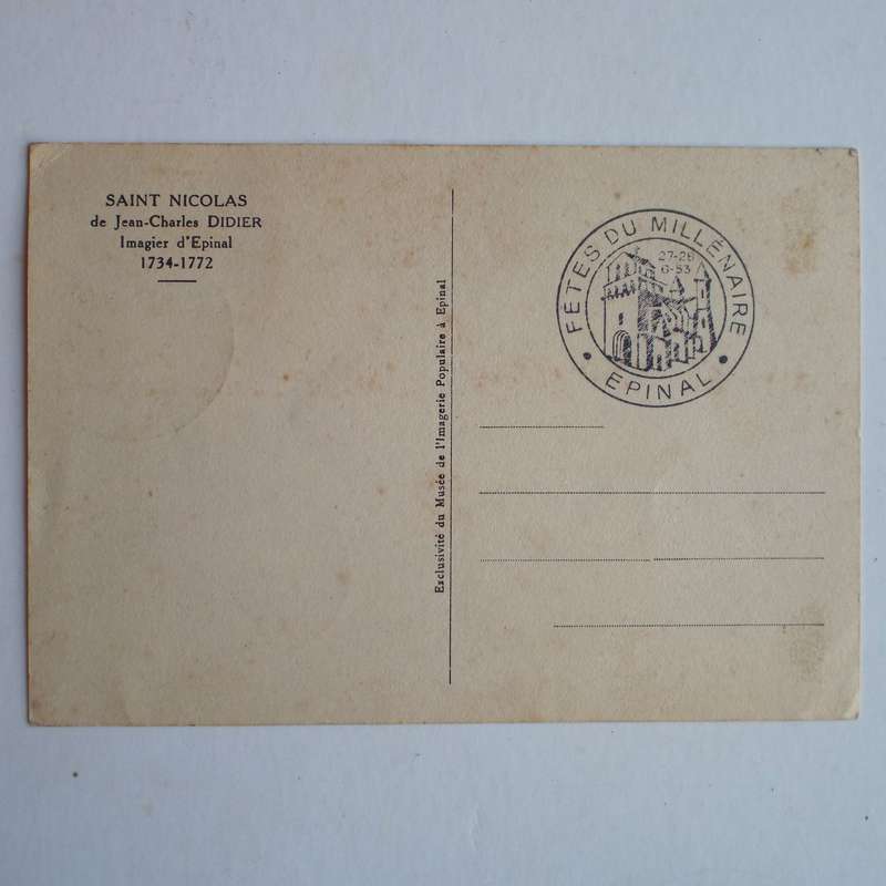France - 1951 Picture Postcard "Saint Nicolas"