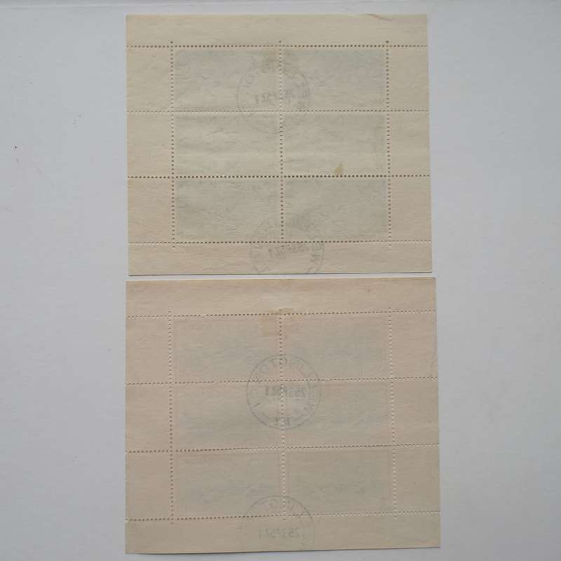 New Zealand - 1957 Health Stamps - Full Set in Miniature Sheets - Used