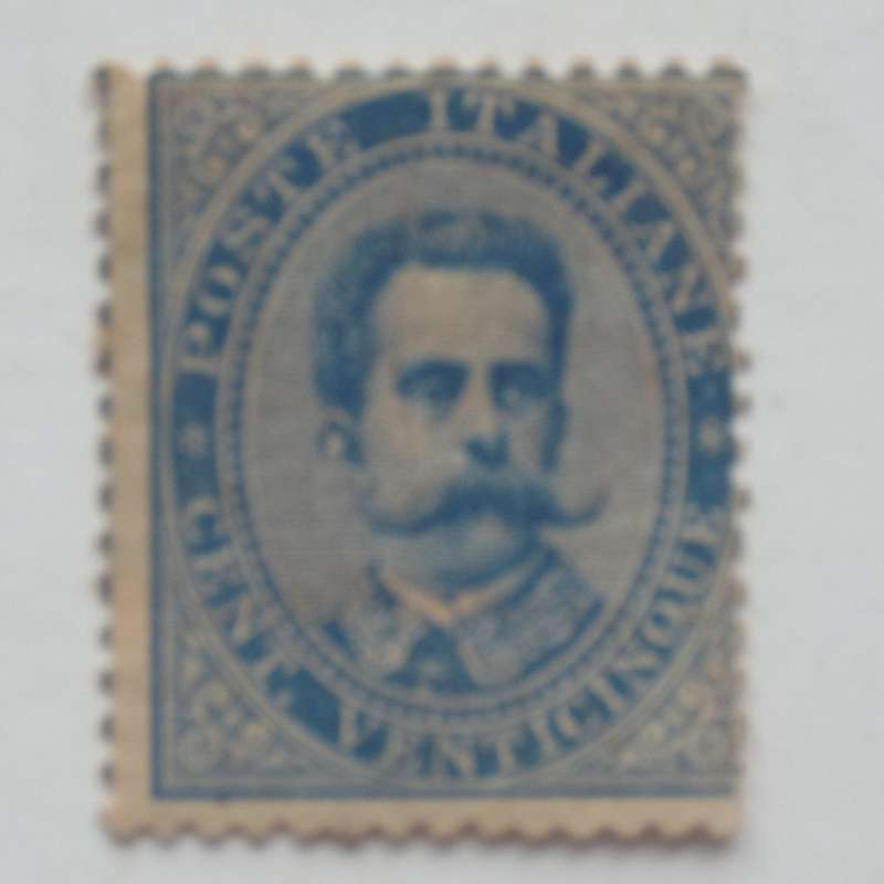 Italy - 1879 Defin Issue "King Umberto I" - 25c Blue - Single - Unused