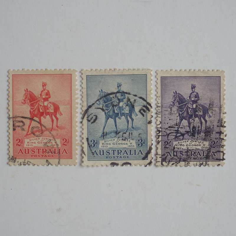 Australia - 1935 Silver Jubilee - Full Set of Singles - Fine Used