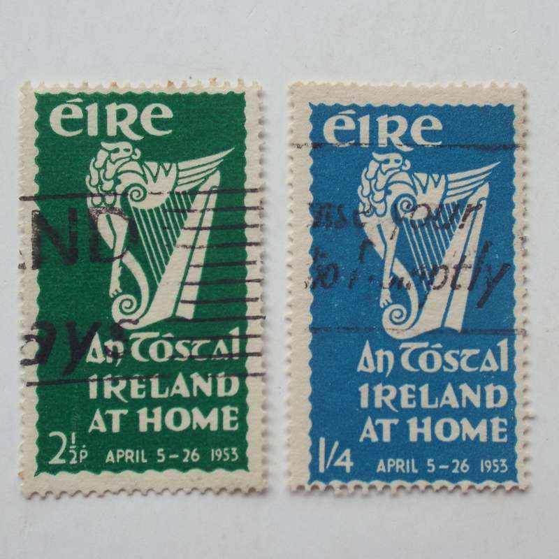 Ireland (Eire) - 1953 "An Tostal" (Ireland at Home) Festival - Full Set of Singles - Fine Used
