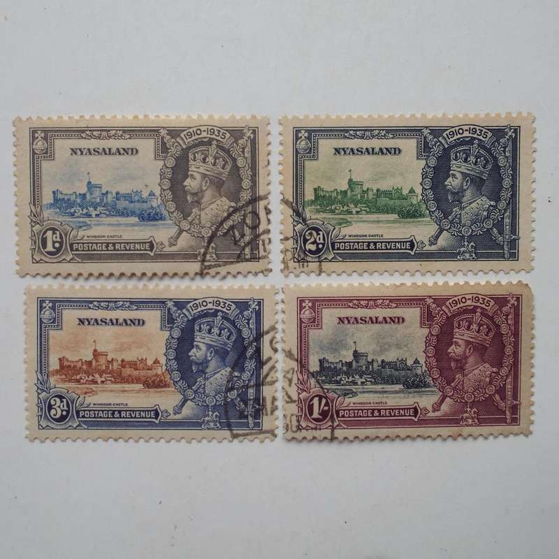 Nyasaland - 1935 Silver Jubilee "KGV"- Full Set of Singles - Used (CTO?)