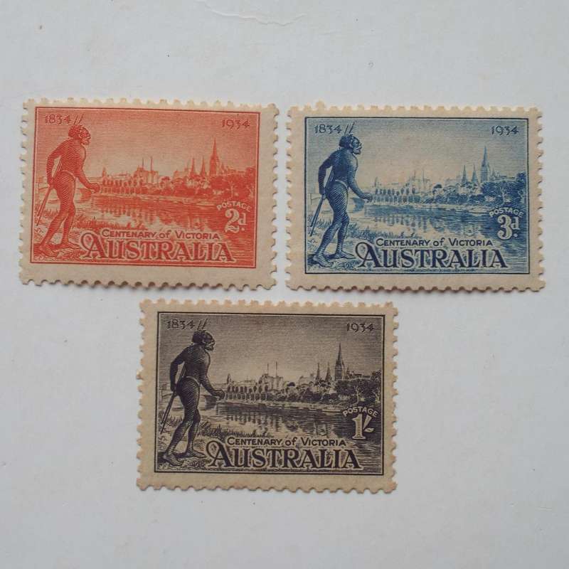 Australia - 1934 Centenary of Victoria - Full Set of Singles - Unused