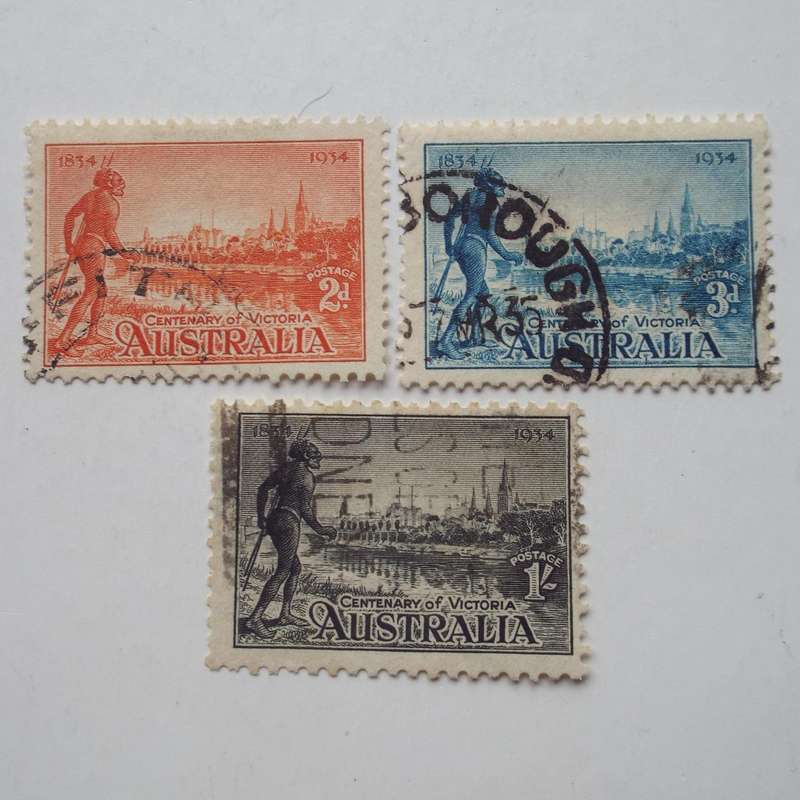 Australia - 1934 Centenary of Victoria - Full Set of Singles - Fine Used