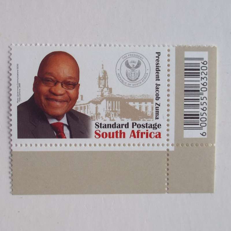 RSA - 2009 President Jacob Zuma - Corner Single - MNH