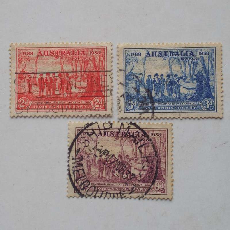 Australia - 1937 150th Anniversary of New South Wales - Full Set of Singles - Used