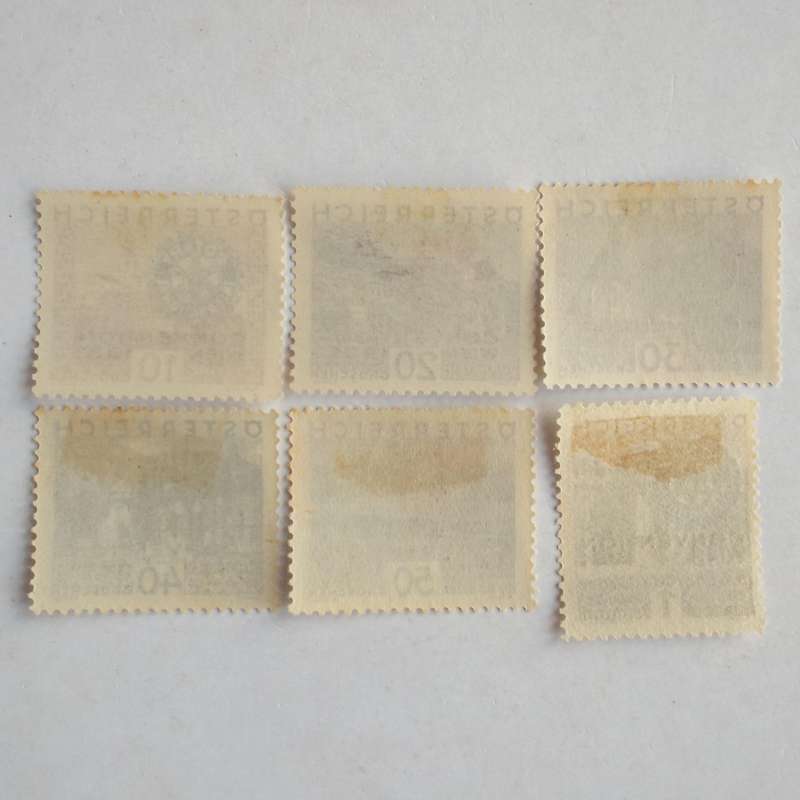 Austria - 1930 Rotary Congress, Vienna - Full Set of Singles - Unused