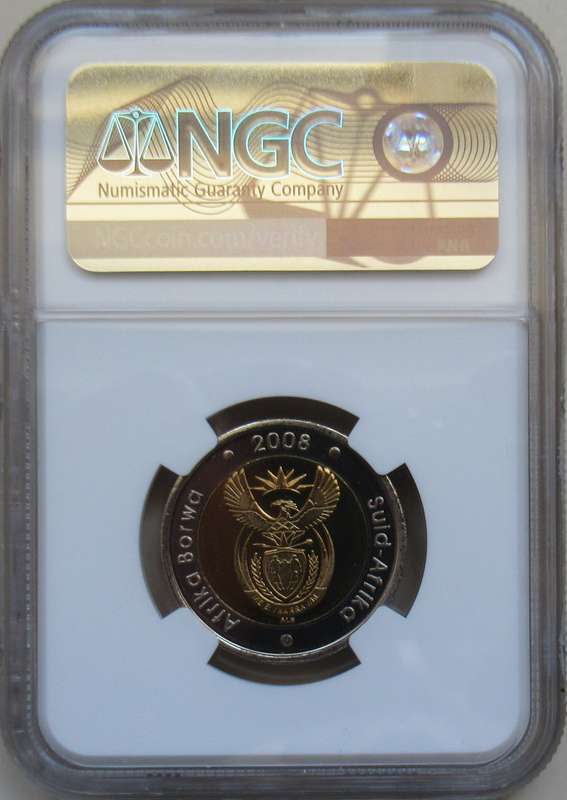 2008CW Oom Paul R5 NGC Graded PL67
