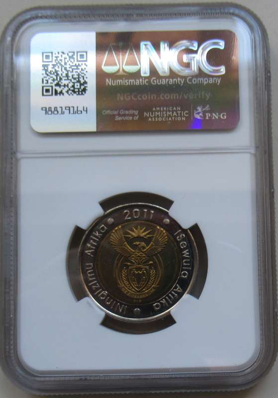 2011CW Oom Paul R5 NGC Graded PL67