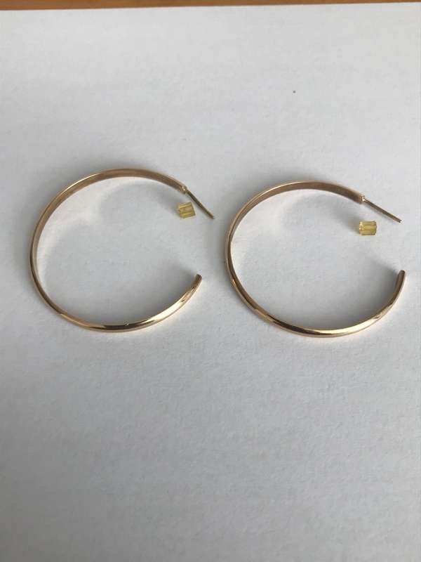 Solid 9ct Gold Hoop Earrings
