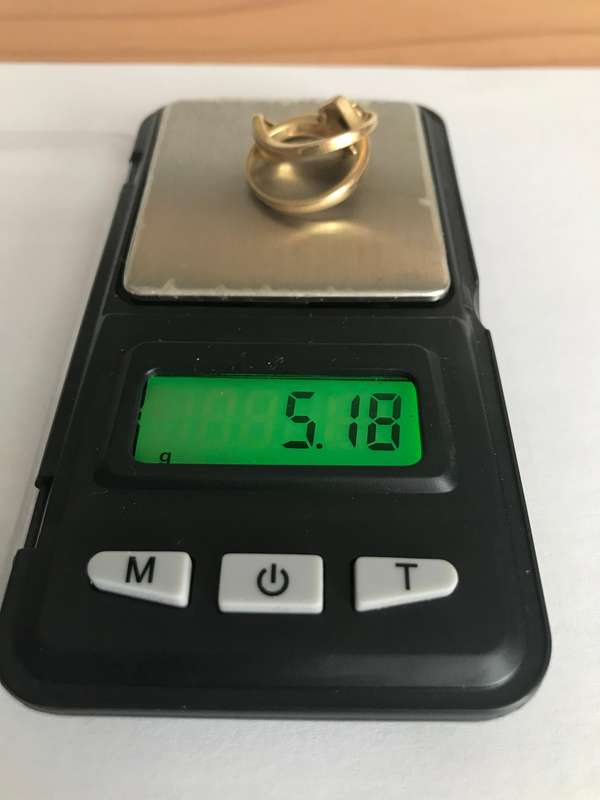 Solid 9ct Gold Twinset Rings - 5.18 grams