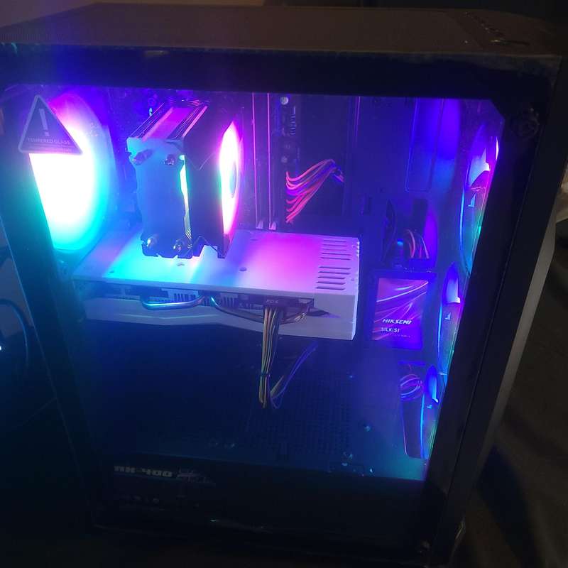 Gaming PC + Monitor Bundle  i7 + RX580 + 16GB RAM