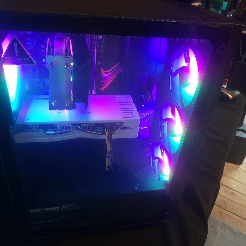 Gaming PC + Monitor Bundle  i7 + RX580 + 16GB RAM