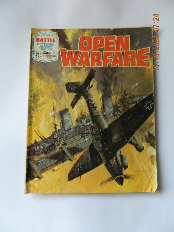 BATTLE PICTURE LIBRARY -  NO.  1337  -   OPEN WARFARE