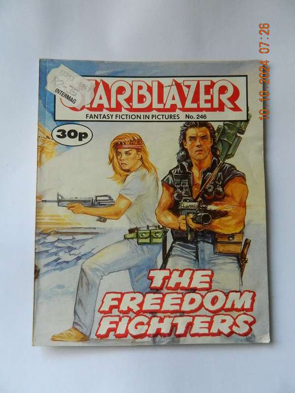 STARBLAZER ADVENTURE IN PICTURES -  NO.  246  -  THE FREEDOM FIGHTERS