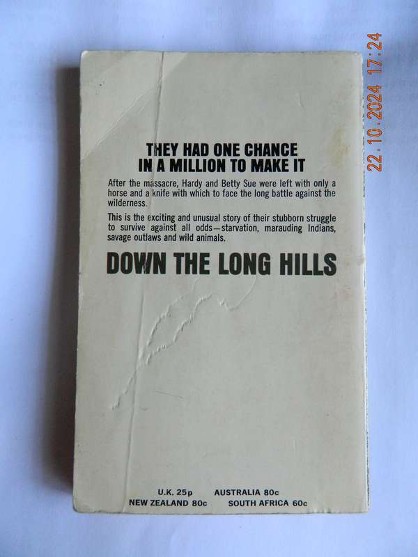 WESTERNS -  LOUIS L'AMOUR -  DOWN THE LONG HILLS